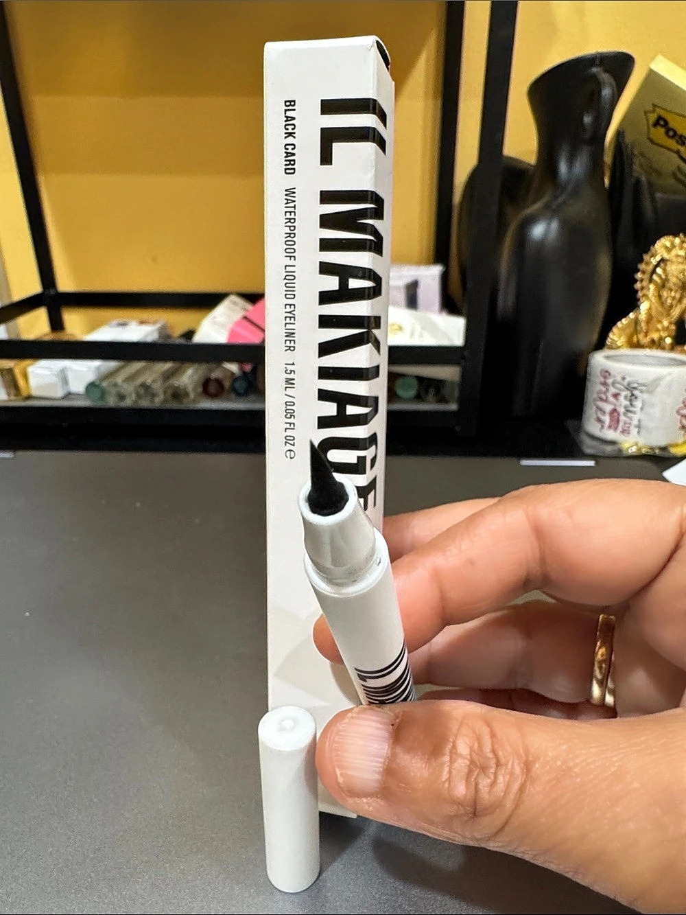 MAKEUP Liquid Eyeliner Black Card Waterproof brand new in box.